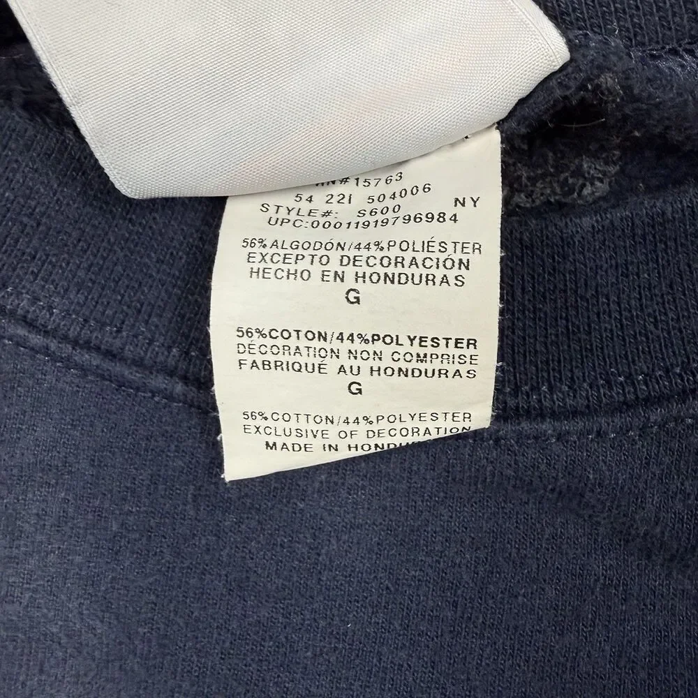 Champion Navy Blue Crewneck Sweatshirt US Secret Service Embroidered Logo L